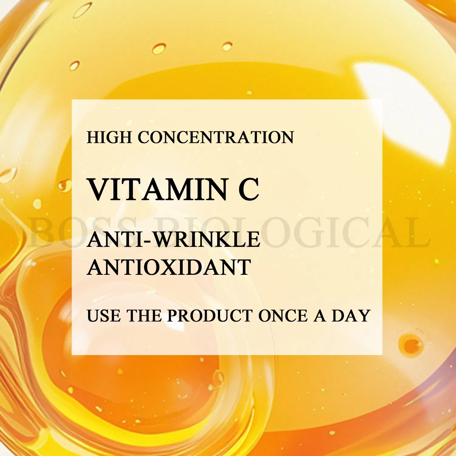 OEM Private Label Vitamin C Brightening Ampoule Antioxidant & Glow Booster Serum
