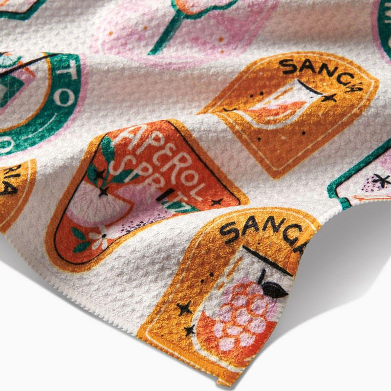 Premium Antimicrobial Microfiber Waffle Weave Tea Towels for Home