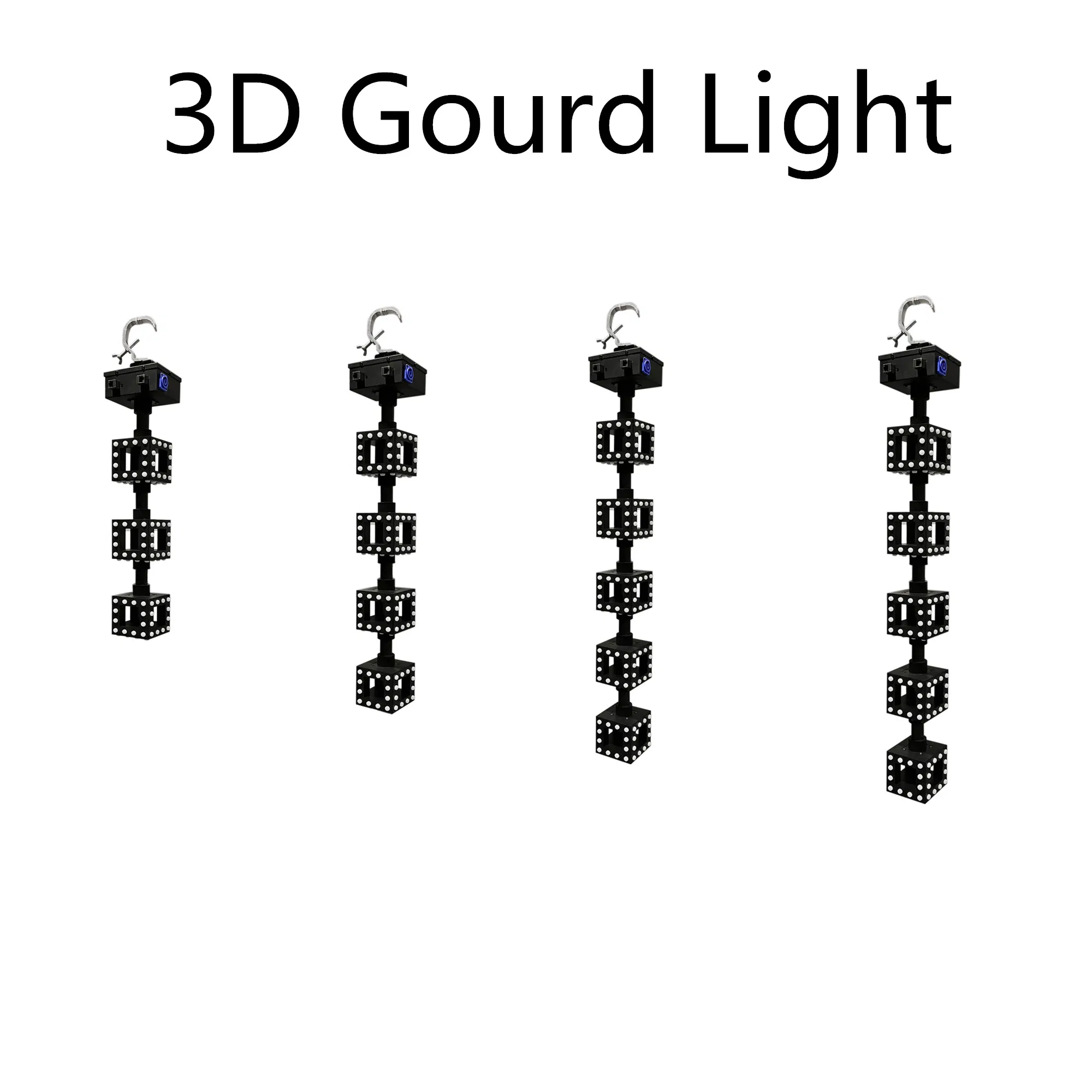Hot Selling 3D Gourd LED Pixel Matrix Stage Light for Dicso Events