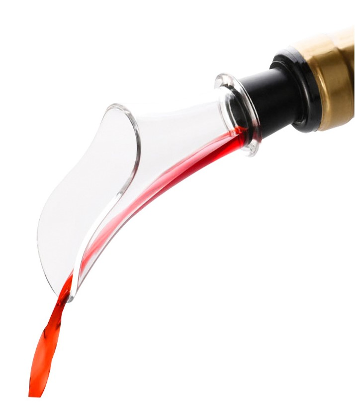 Food Grade Wine Stopper Pouring Device Acrylic Wine Separator Quick Sobering Device