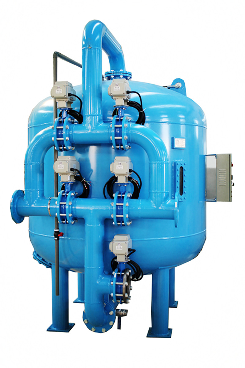 Water Treatment Dia1.8m Granular Activated Carbon Filter for Organics Removal