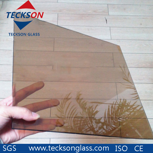 5mm Euro Bronze Colour Reflective Coated Float Glass for Building