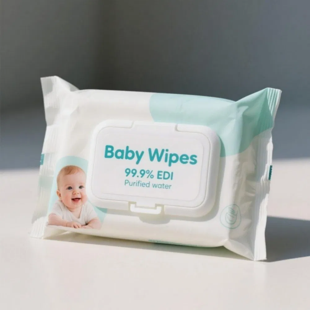 High Quality Disposable Wet Wipes for Baby Skin Care OEM Brand Toallitas Humedas Single Pack 80PCS Free Sample From China