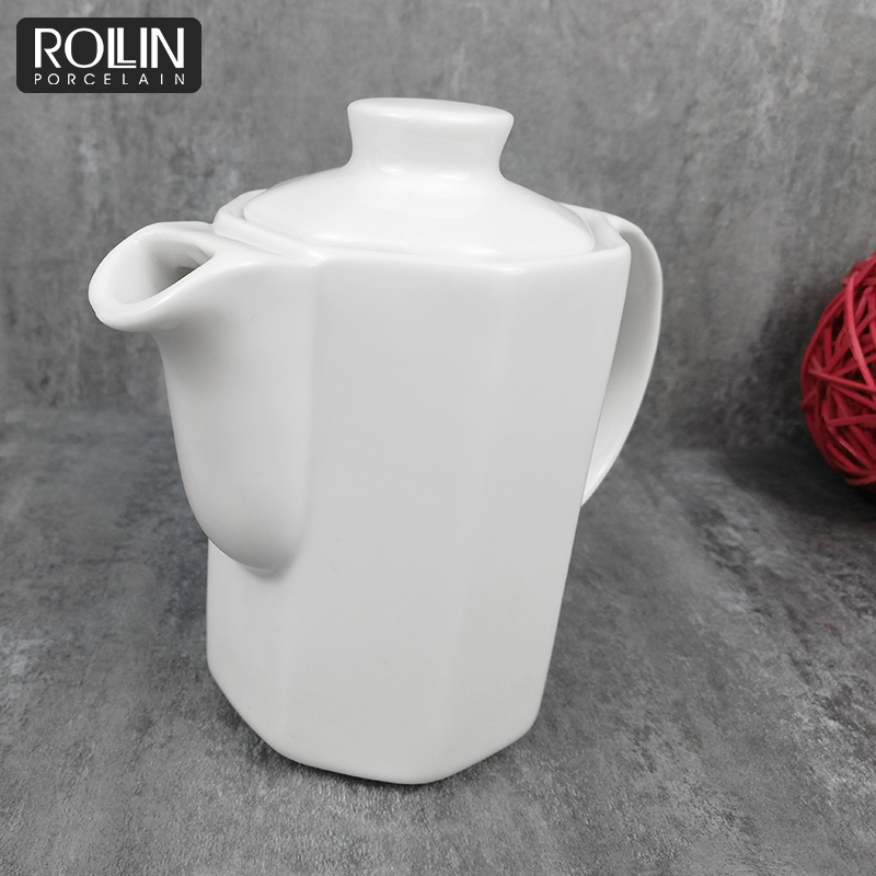 Small Size Octagonal Coffee Pot with Handle