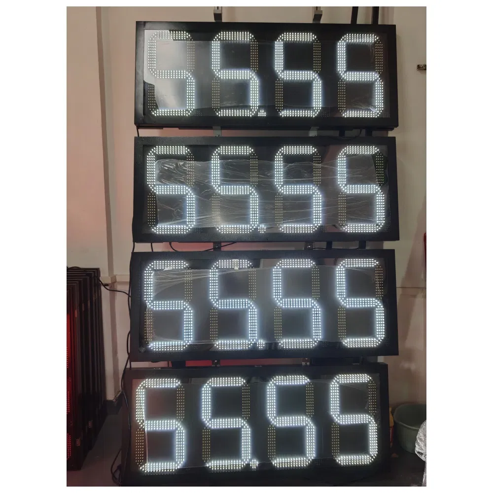 Outdoor LED Display Petrol Station 8inch-48inch 88.88 7 Segment Digit Board