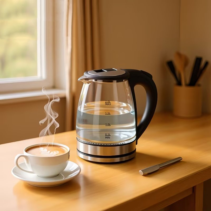Factory Wholesale Electric Cordless Glass Kettle