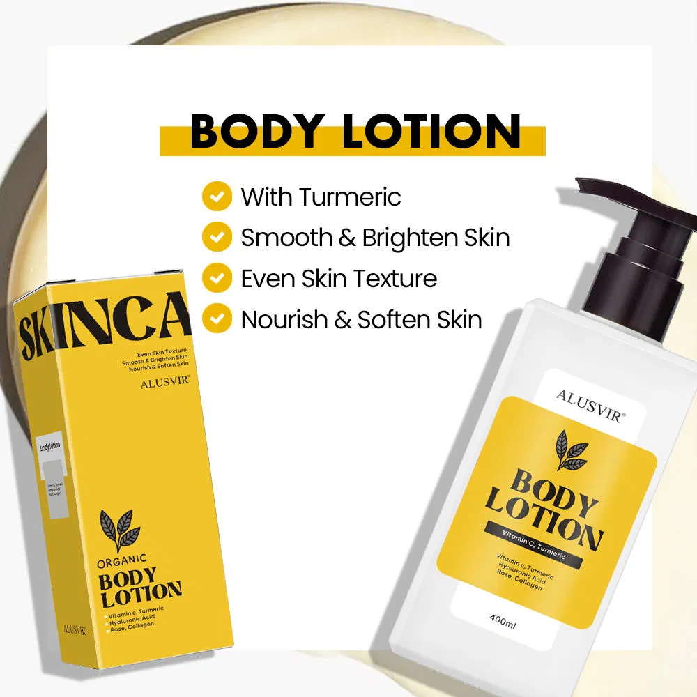 Whitening Vitamin C Turmeric Lightening Skin Dark Spots Removal Body Lotion