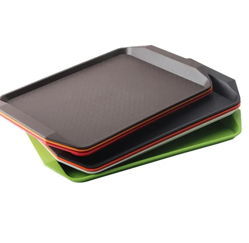 Hotel Restaurant Unbreakable Plastic Melamine Rectangular Serving Tray