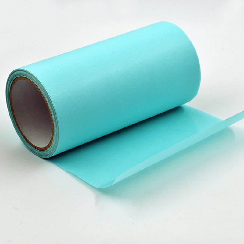 Zq-High Quality Blue Glassine Release Paper Roll