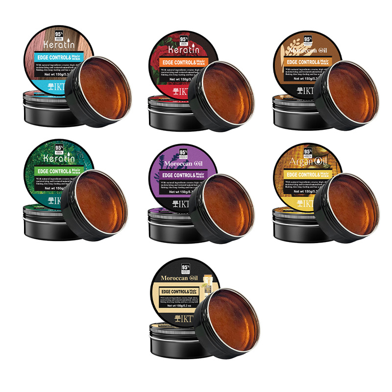 Private Label Natural Perfume Hair Edge Strong Hold Control Private Label 150g Hair Wax Original Factory OEM Men Women