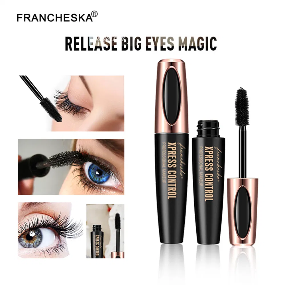 Wholesale Custom Private Labelwaterproof Lomg Lasting Volumizing 4D Silk Fiber Eyelash Extension Mascara
