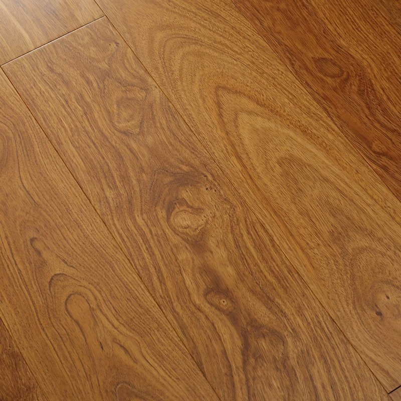 Matte Wear-Resistant West African Hematoxylin Solid Wood Flooring 0767