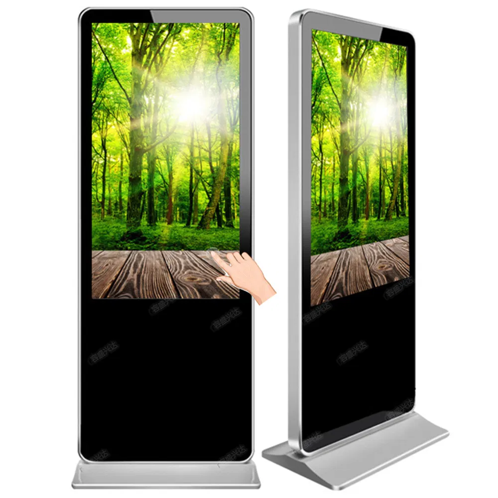 Цифровая стойка-киоск 49 дюймов с медиаплеером