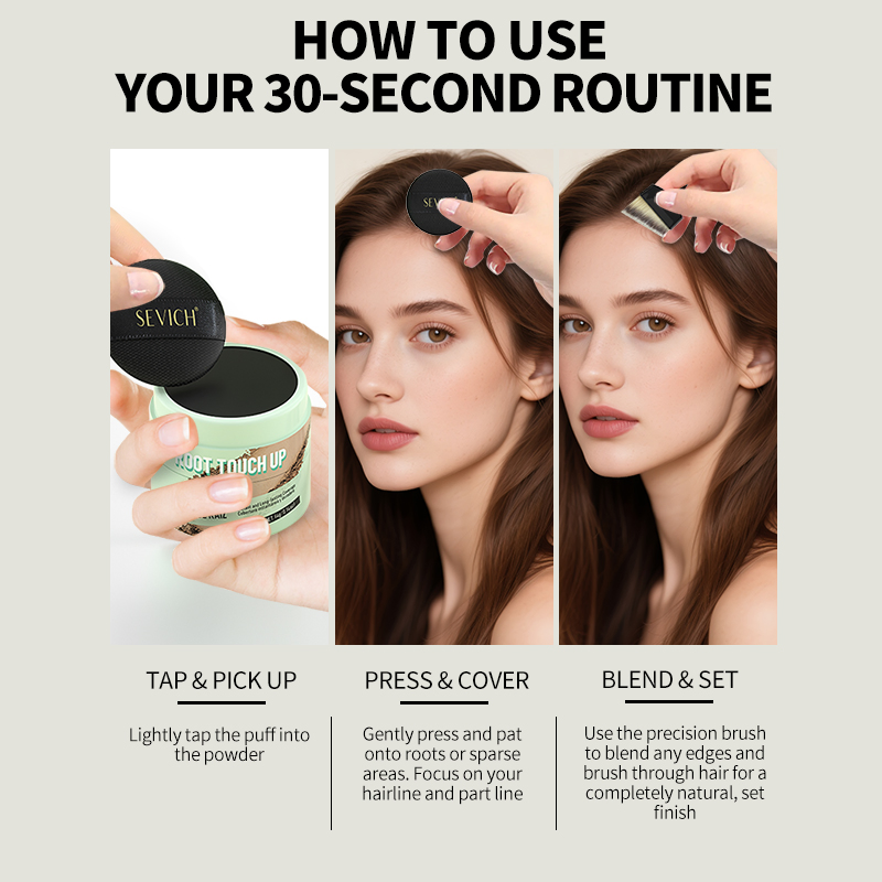 Root Touch up Hair Density Filler 4G Waterproof Multiple Colors Hair Thickener Shadow Powder