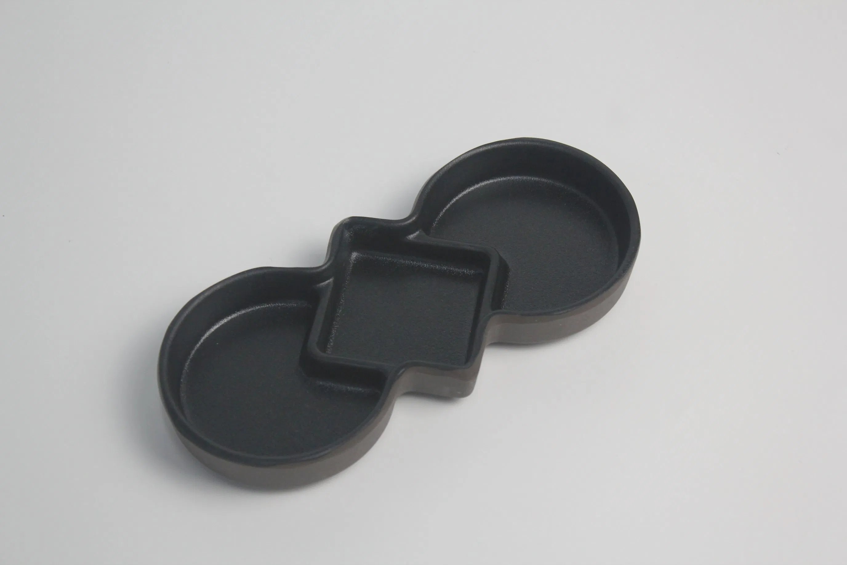 Three-Divided Melamine Sauce Dish Wholesale Sauce Dish Design Style Sauce Dish