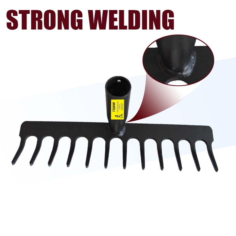 Agricultural Lawn Leaf Garden Farming Digging Tool Steel Rake Head