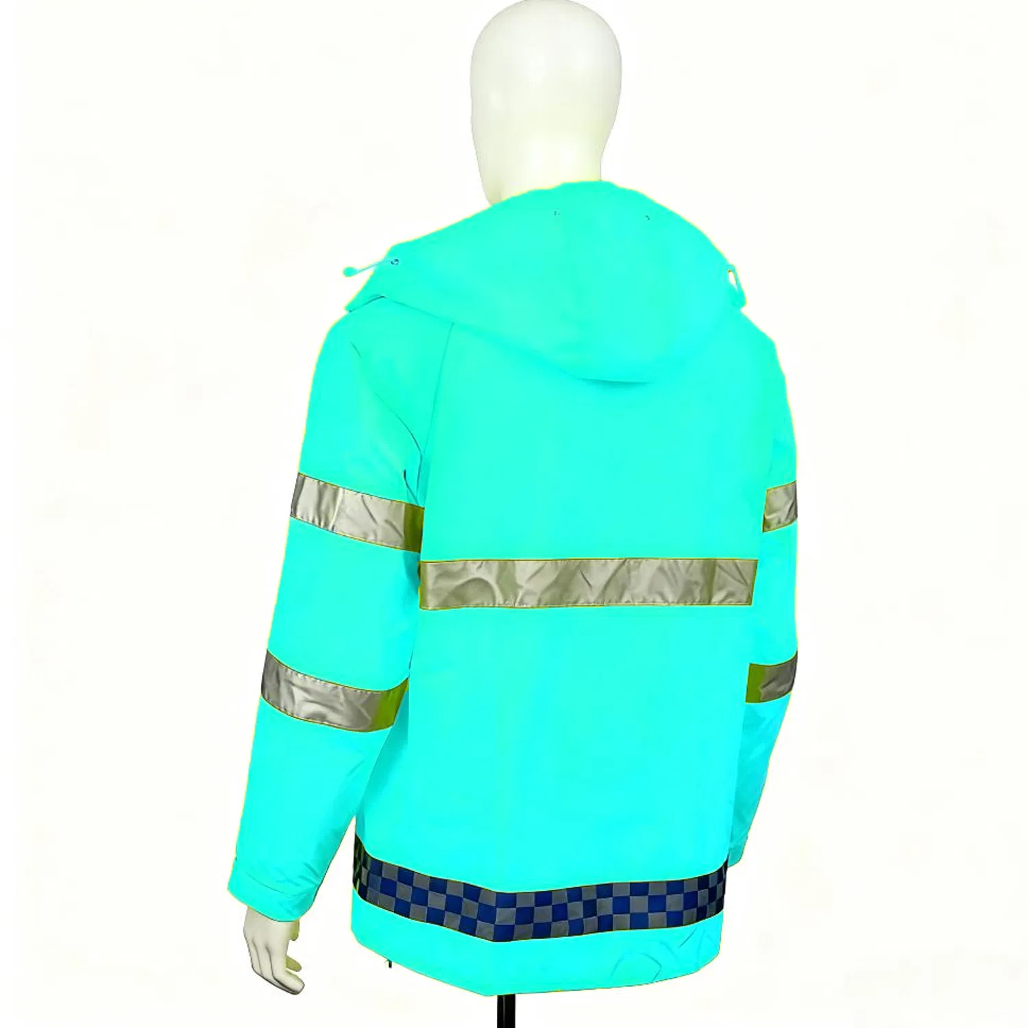 Light Weight Waterproof Raincoat Reflective Work Wear