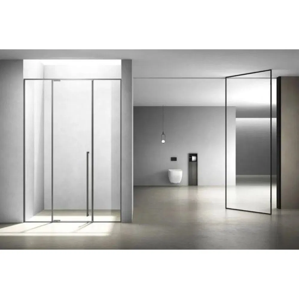 Easy Clean Sliding Luxury Aluminum 6/8mm Tempered Glass Shower Enclosure