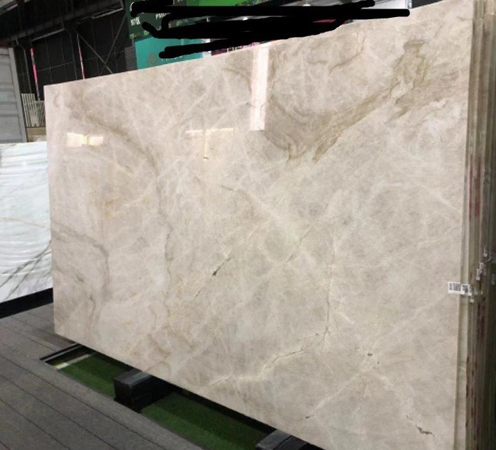 Perla Vanata Taj Mahal Quartzite Kitchen Countertop-Vanity-Top