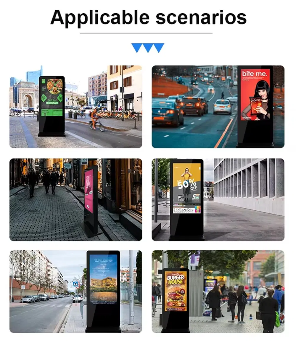 Уличный 55-дюймовый LCD дисплей 4K с Android, IP65