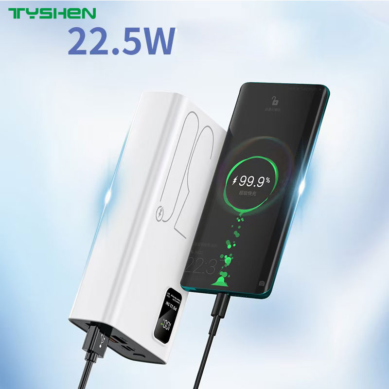 30000 mAh Large Power Bank Charger Big Capacity Support 5 Devices