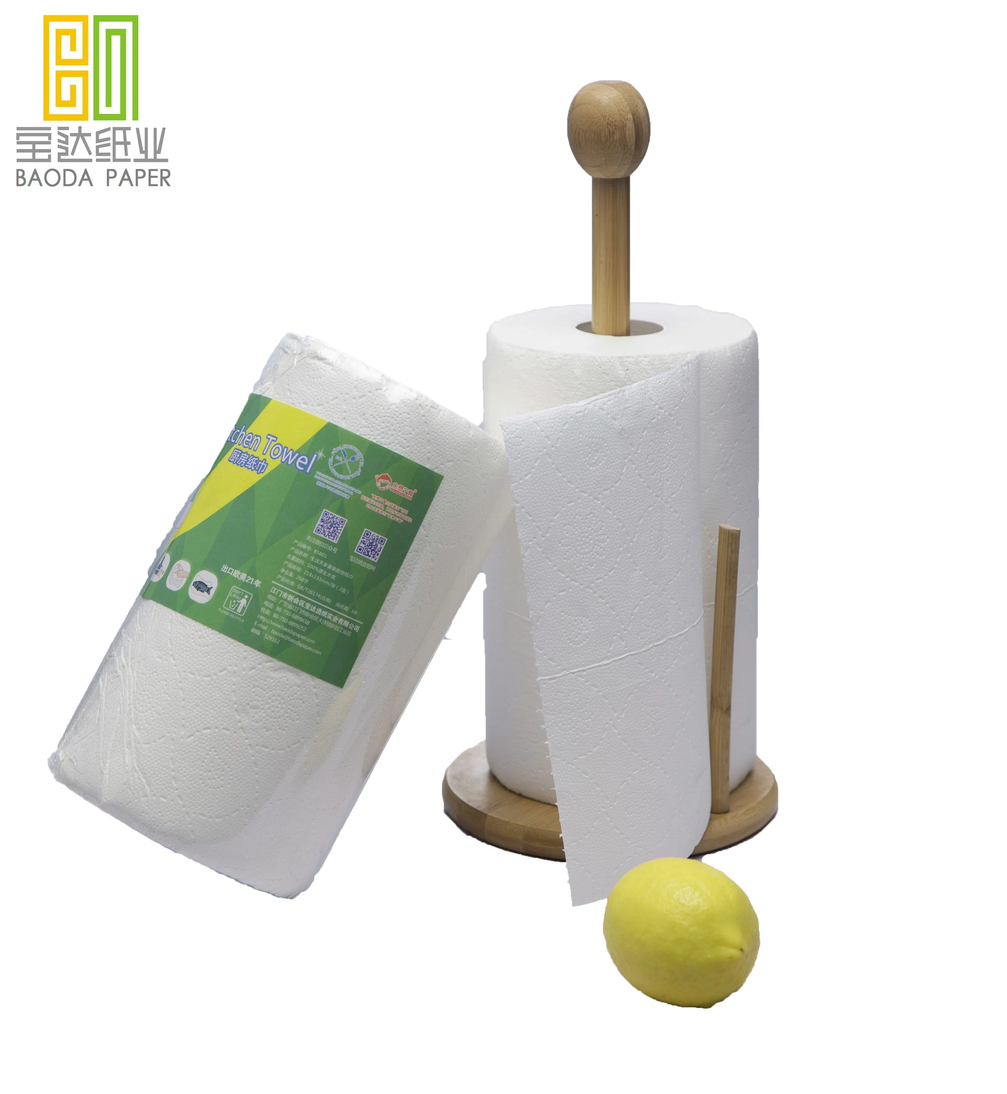 100 Virgin Pulp Towel Tissue Roll Kitchen Paper