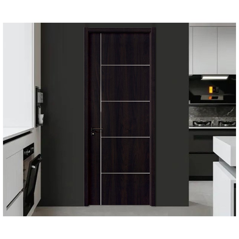 High Quality Custom WPC Door MDF Composite Door PVC Paint Free Bedroom Hotel Composite Door