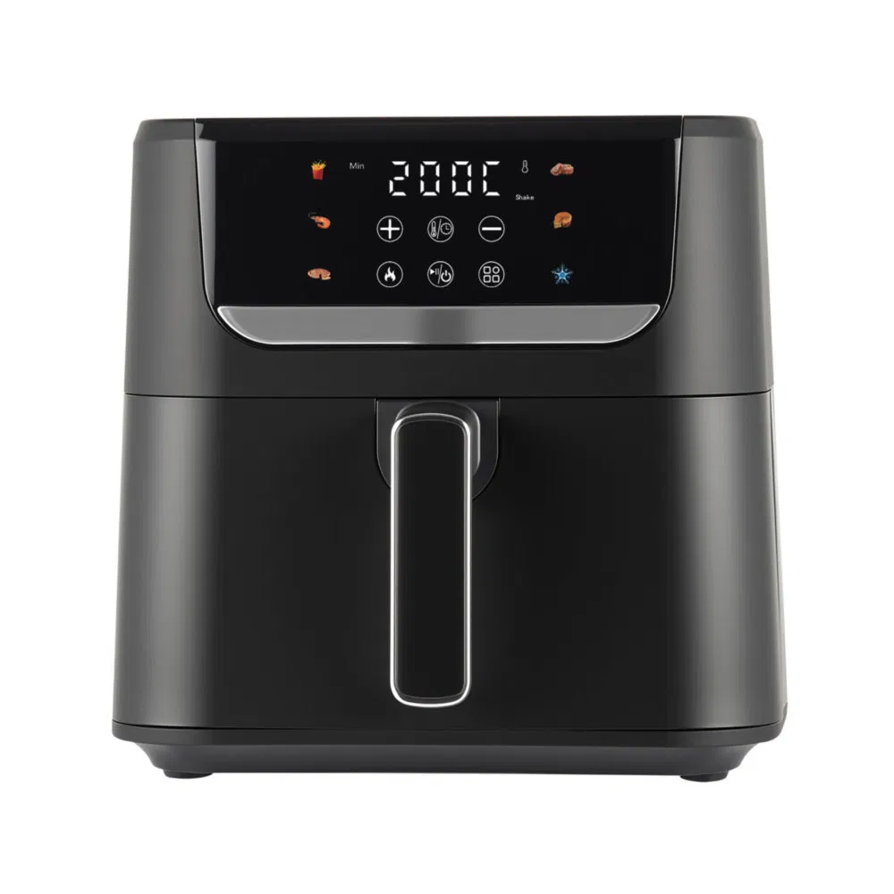 Corrosion Resistant 6L Customizable Touch Screen Air Deep Fryer for Family Gathering