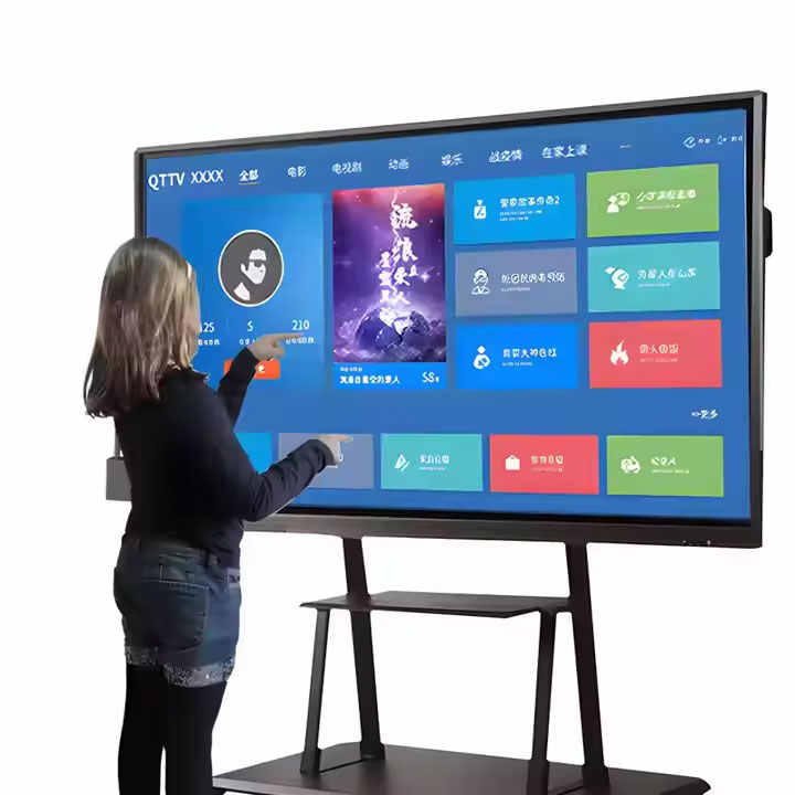65-Inch 4K Interactive Smart Whiteboard for Education and Collaboration