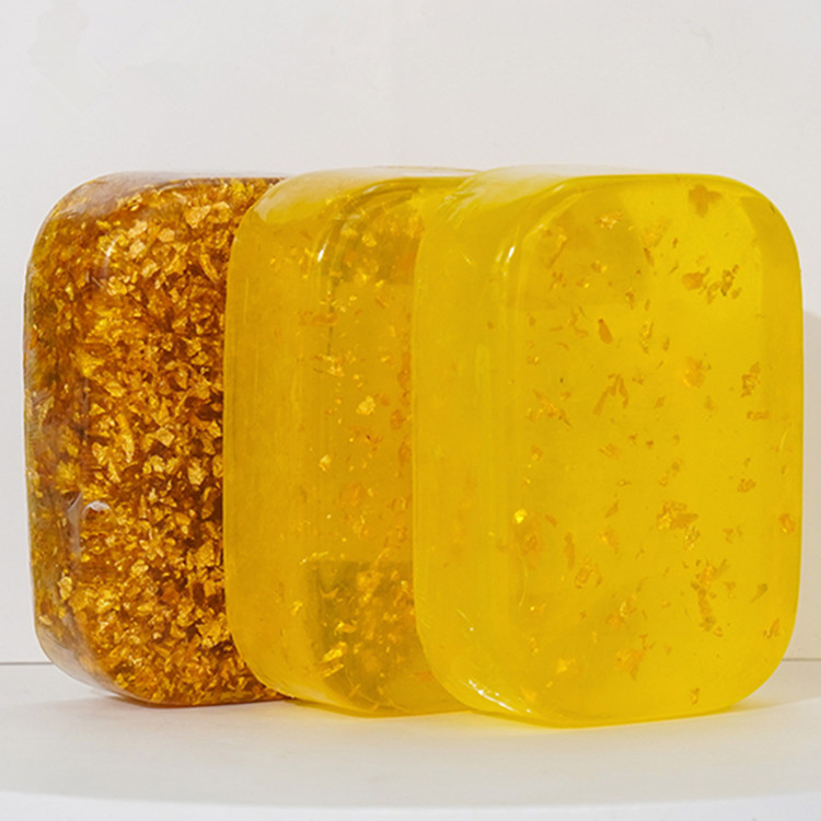 OEM ODM Natural Plant Oil Moisturizing and Whitening Handmade 24K Gold Organic Soap