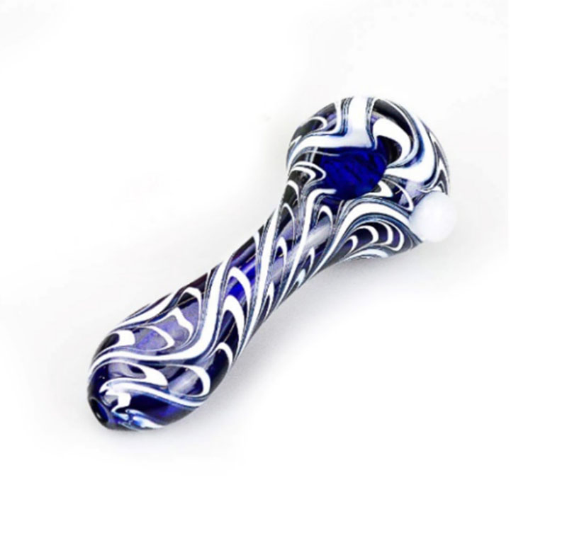 Colored Glass Oil Burner Sweet Puff Smoking Pipe Hand Water Pipe