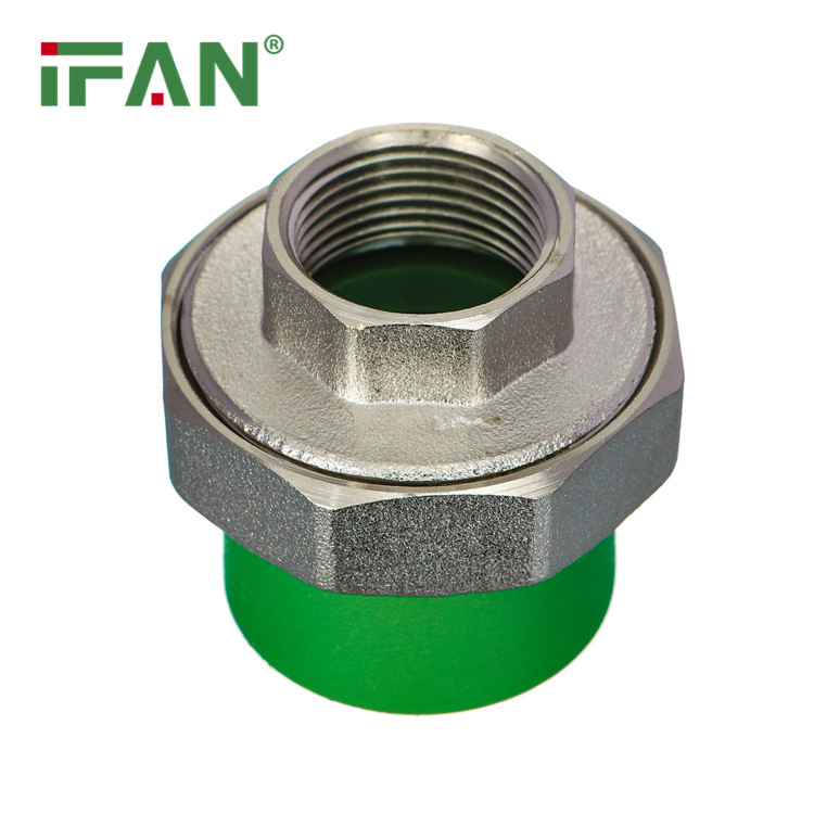 Ifan En 15874 Brass Insert PPR Pipe Fittings Female Thread Union PPR Water Pipe Fitting