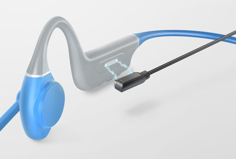 Bone Conduction Headset with Boom Mic for Learning, Business Use Bluetooth Headset