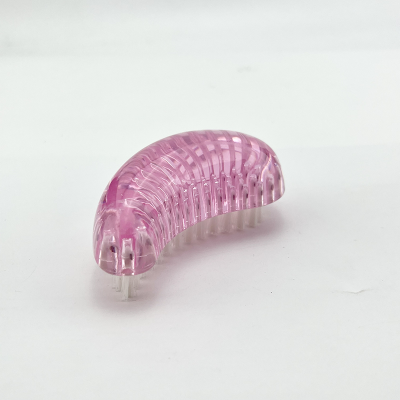 Multi-Functional Pink Cleaning Brush Plastic Nylon Bath Shower Brush