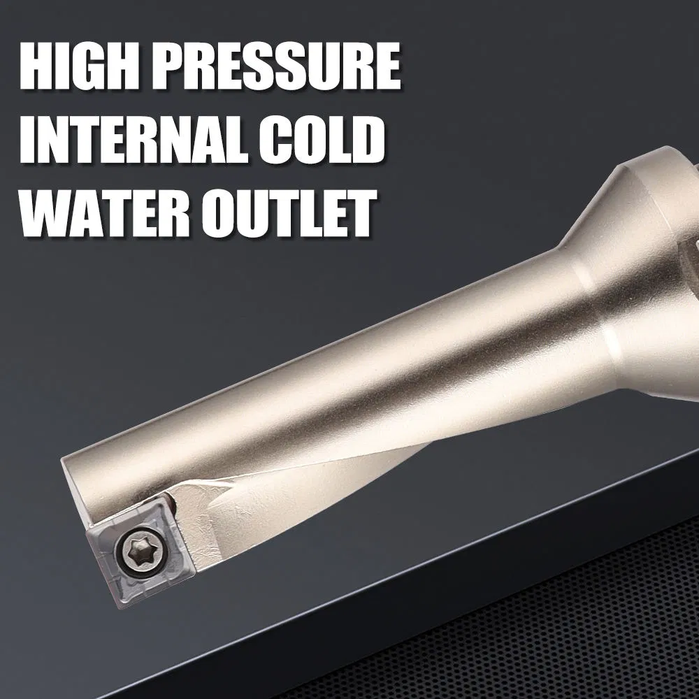 CNC Drilling Indexable High Speed Carbide Sf Single Blade U Drill Bit Machine Water Jet Fast Drill