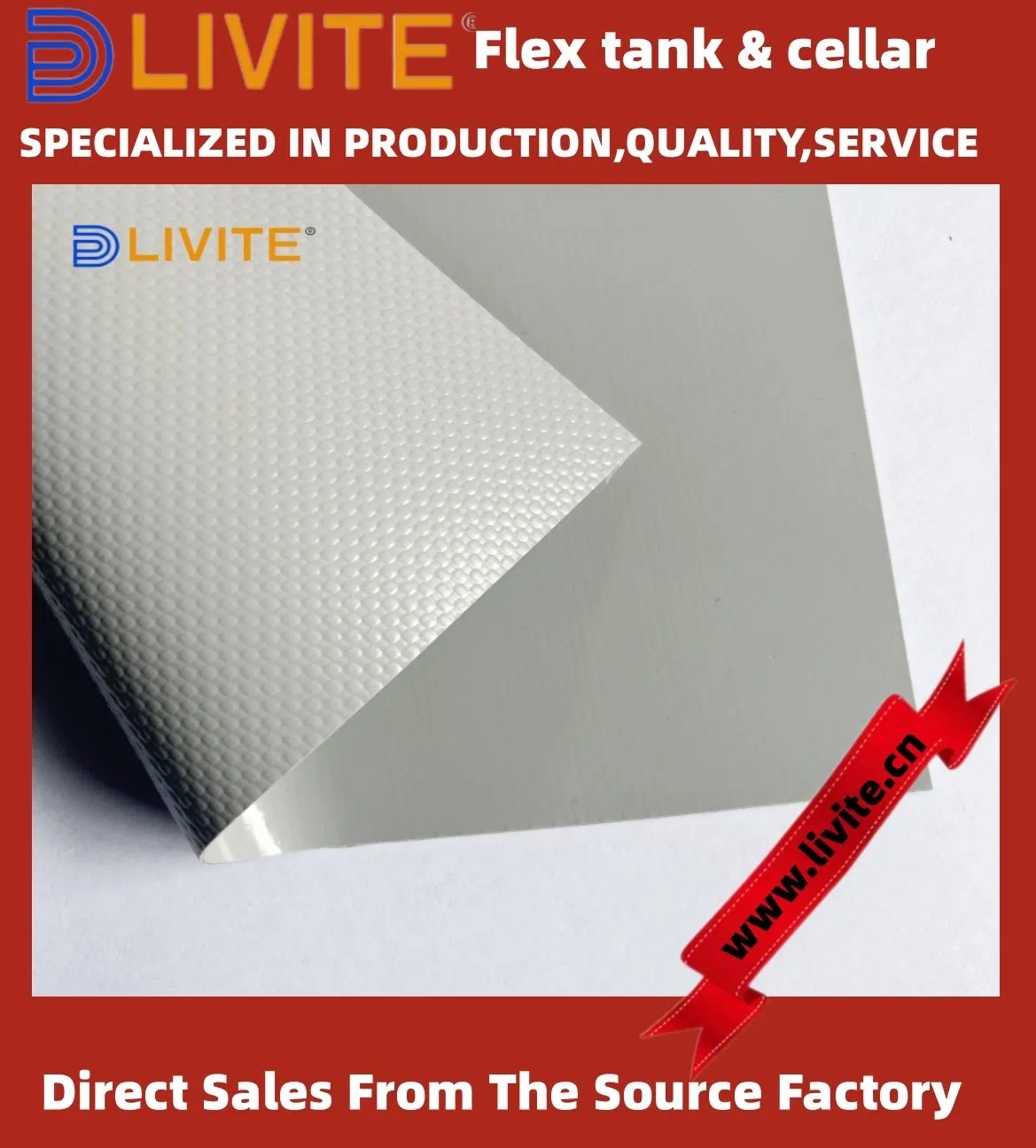 Водонепроницаемый брезент ПВХ для хранения воды на улице