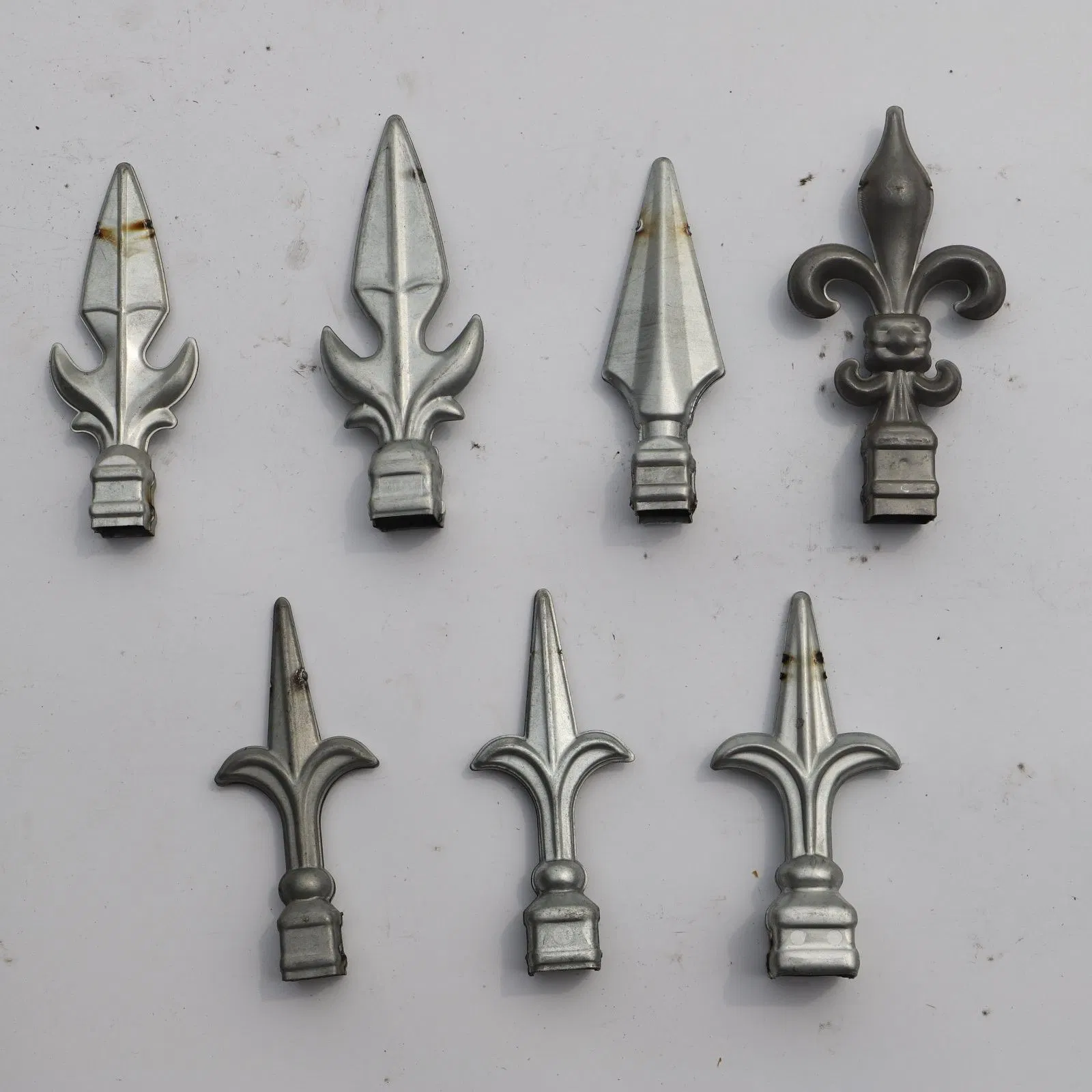 Wrought Iron Spearheads Staircase Railing Balustrade Handrail Gate Fence Parts