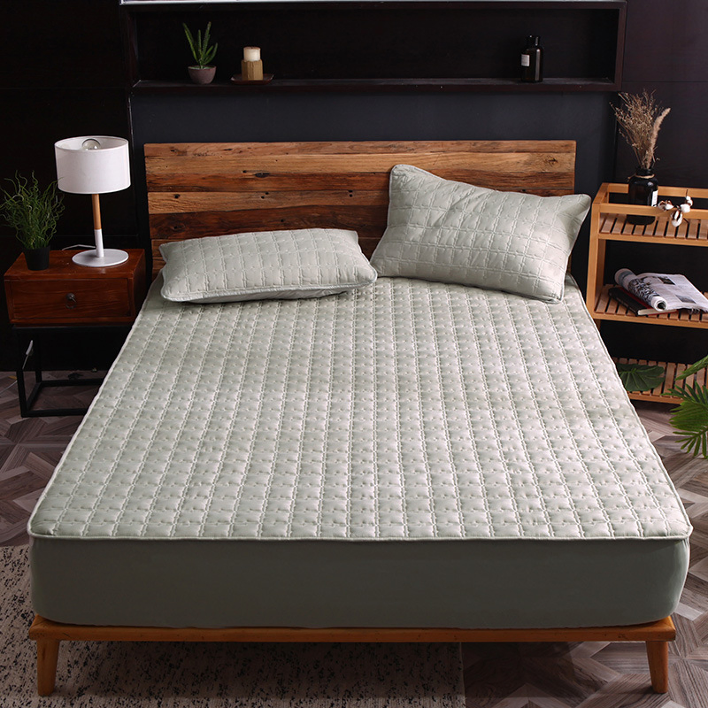 Custom Water Proof Hypoallergenic Quilted/Bamboo/Terry Cotton Mattress Protector