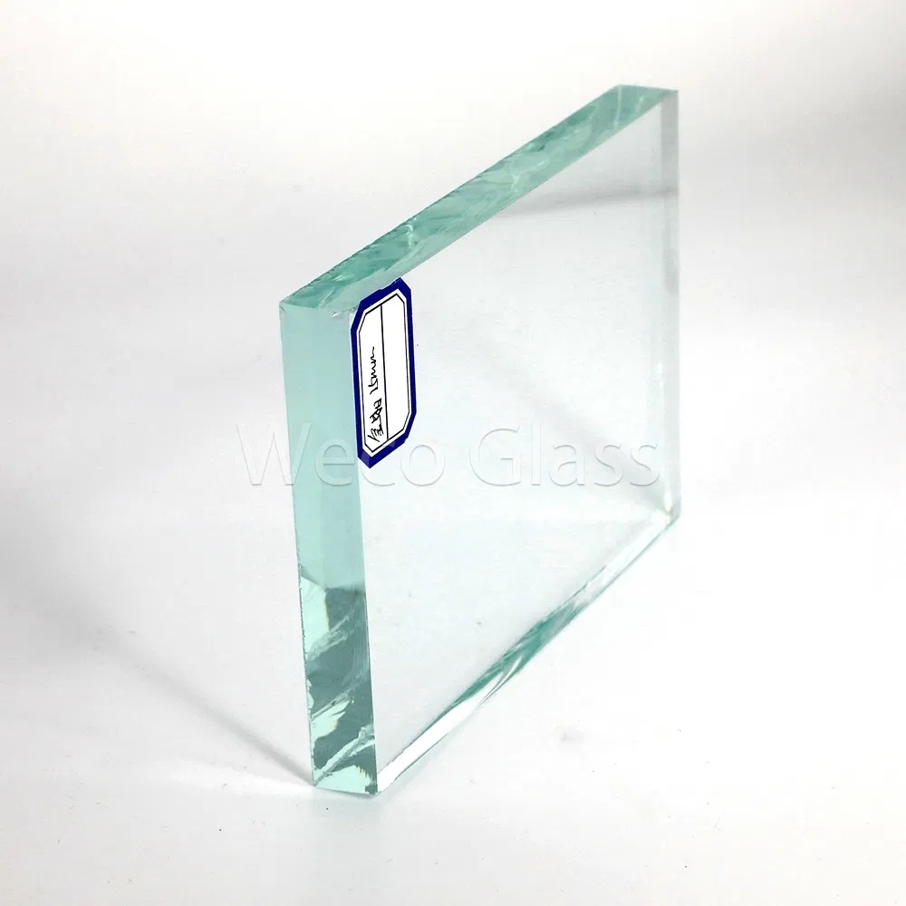 Noise Reduction Clear Color Decorative Ultra Clear Float Glass for Glass Shelves