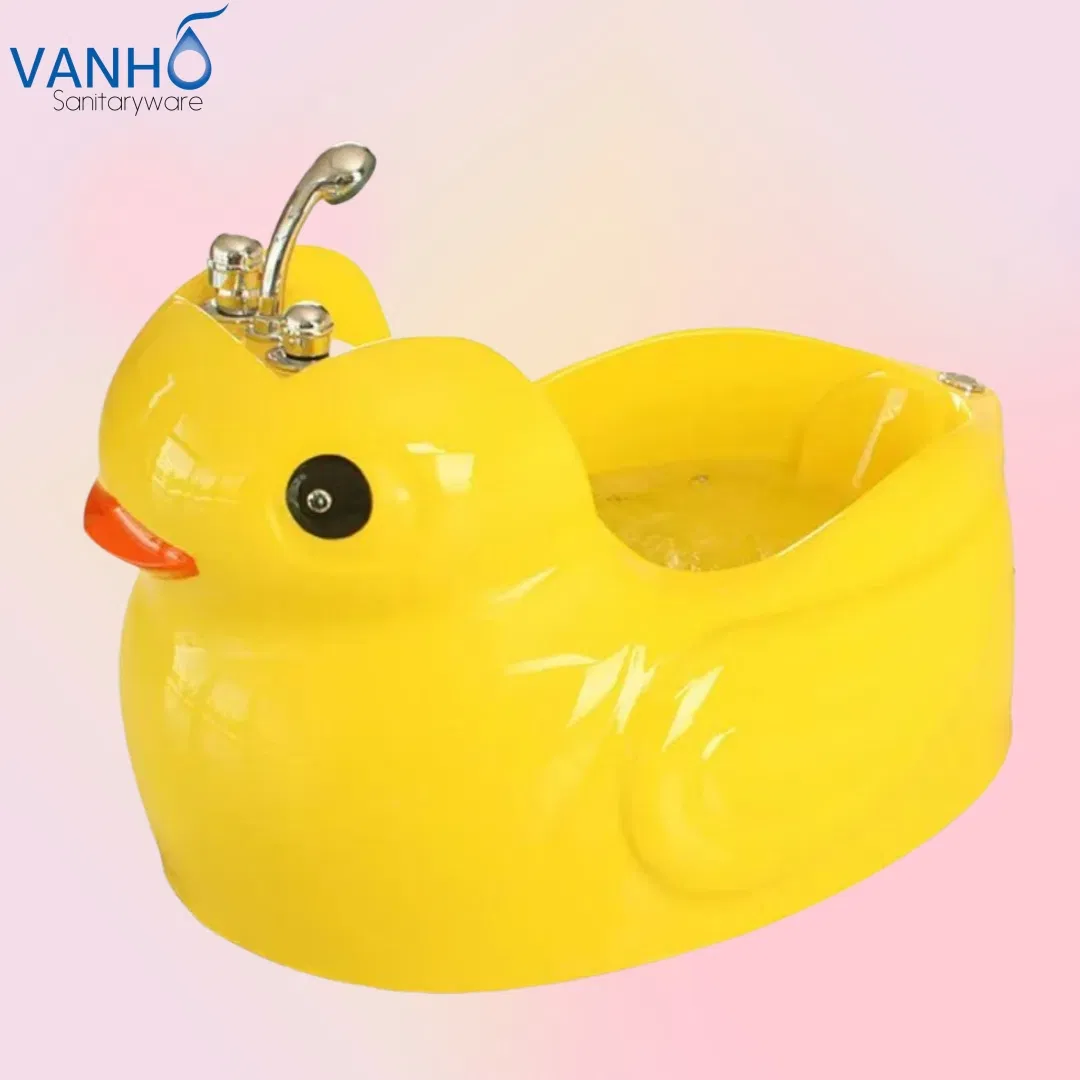 Детская ванна с гидромассажем в виде уточки