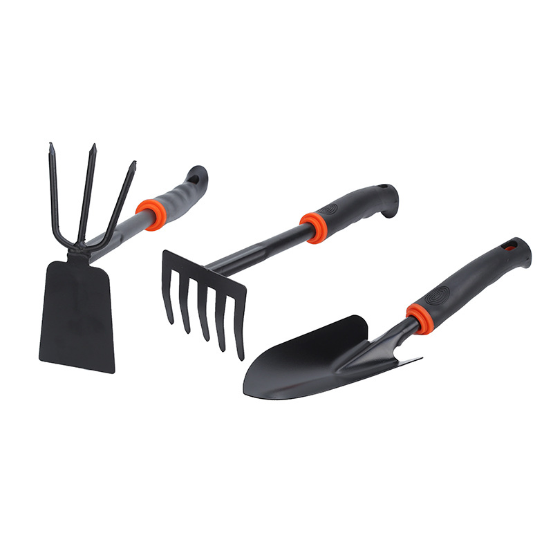 Portable Multifunctional Home Set Gardening Trowel Fork Carbon Steel Tools