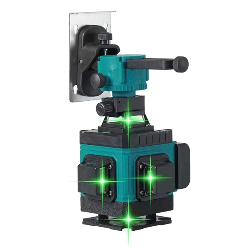 New Industrial Grade Laser Level 4D 16 Lines Green 360 Degrees Auto Self-Leveling Rotary Cross Measure