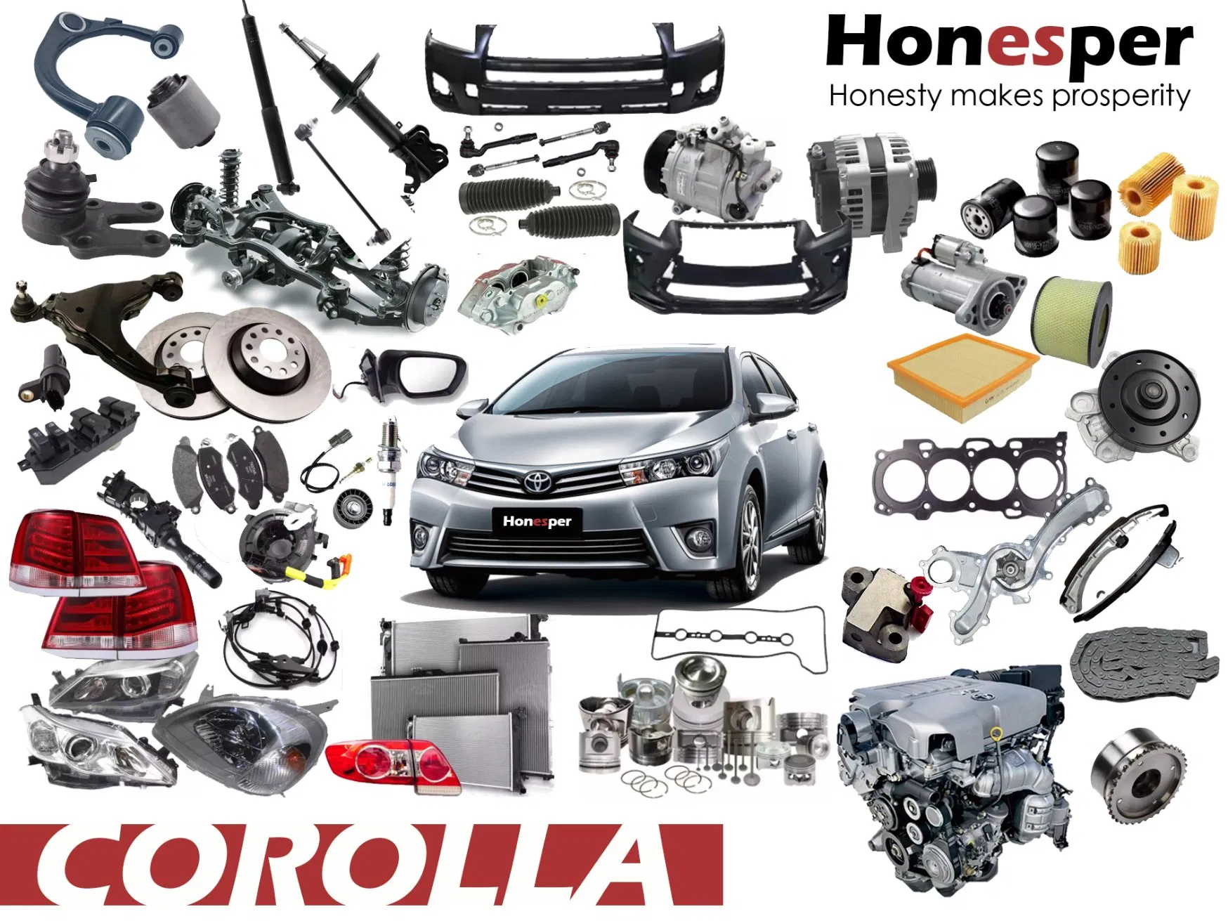 Задний фонарь для Toyota Corolla 2014-2017