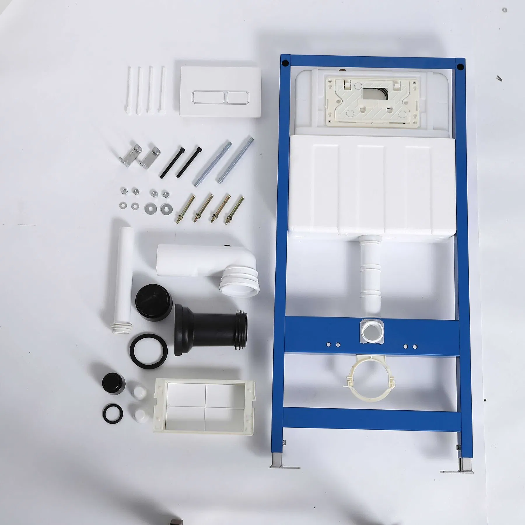 Bathroom Hidden Water Tank Metal Frame Wall Hung Toilet Concealed Cistern