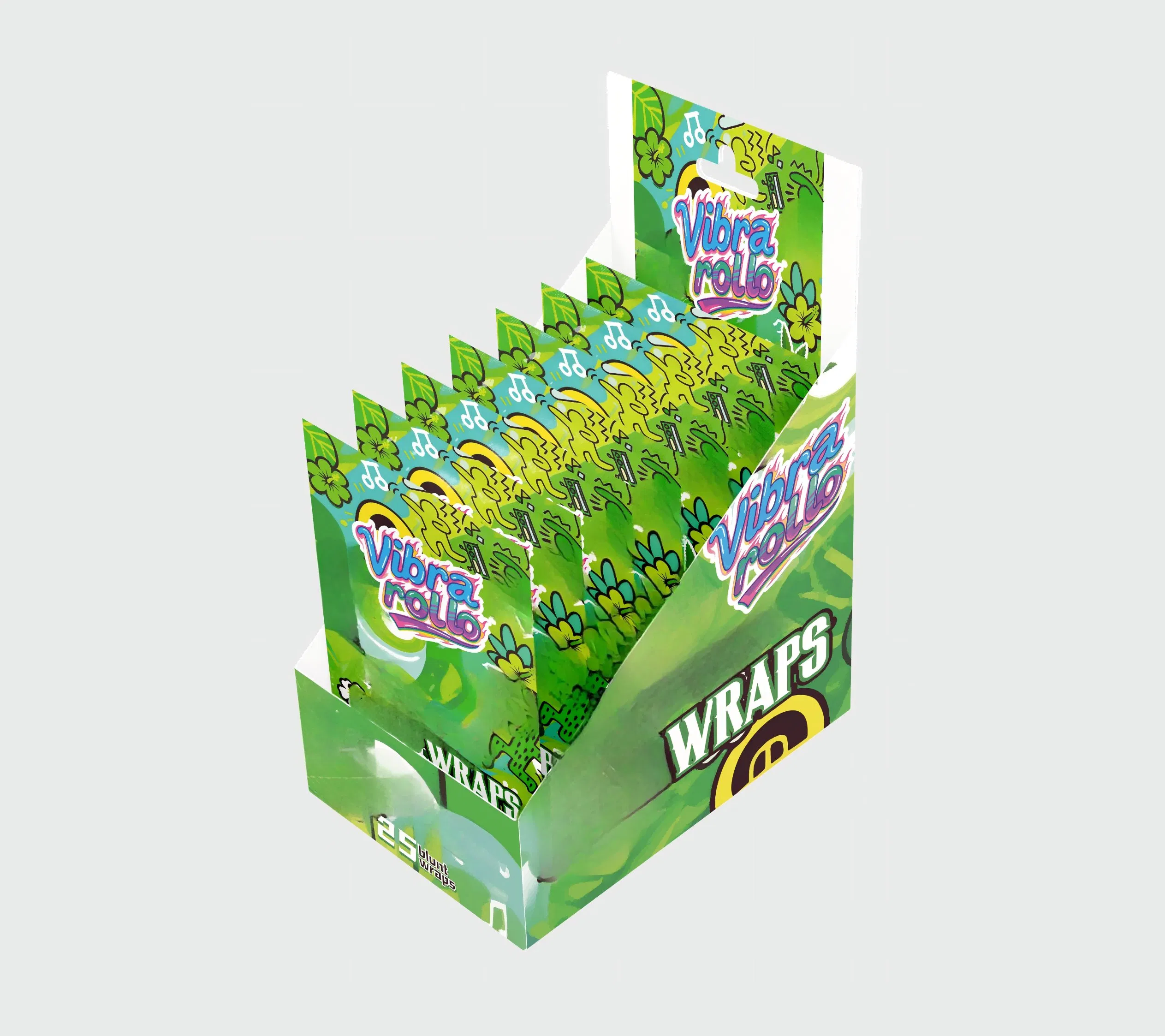 Custom Tobacco Papers Flexible Artistic Flat Blunt Paper