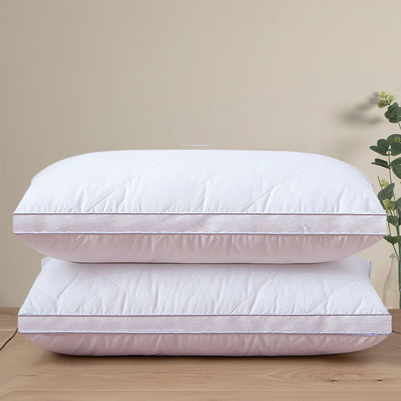 3D Duvet Pillows-Organic Down Alternative Feather Silk Pillows for Sleeping, Soft
