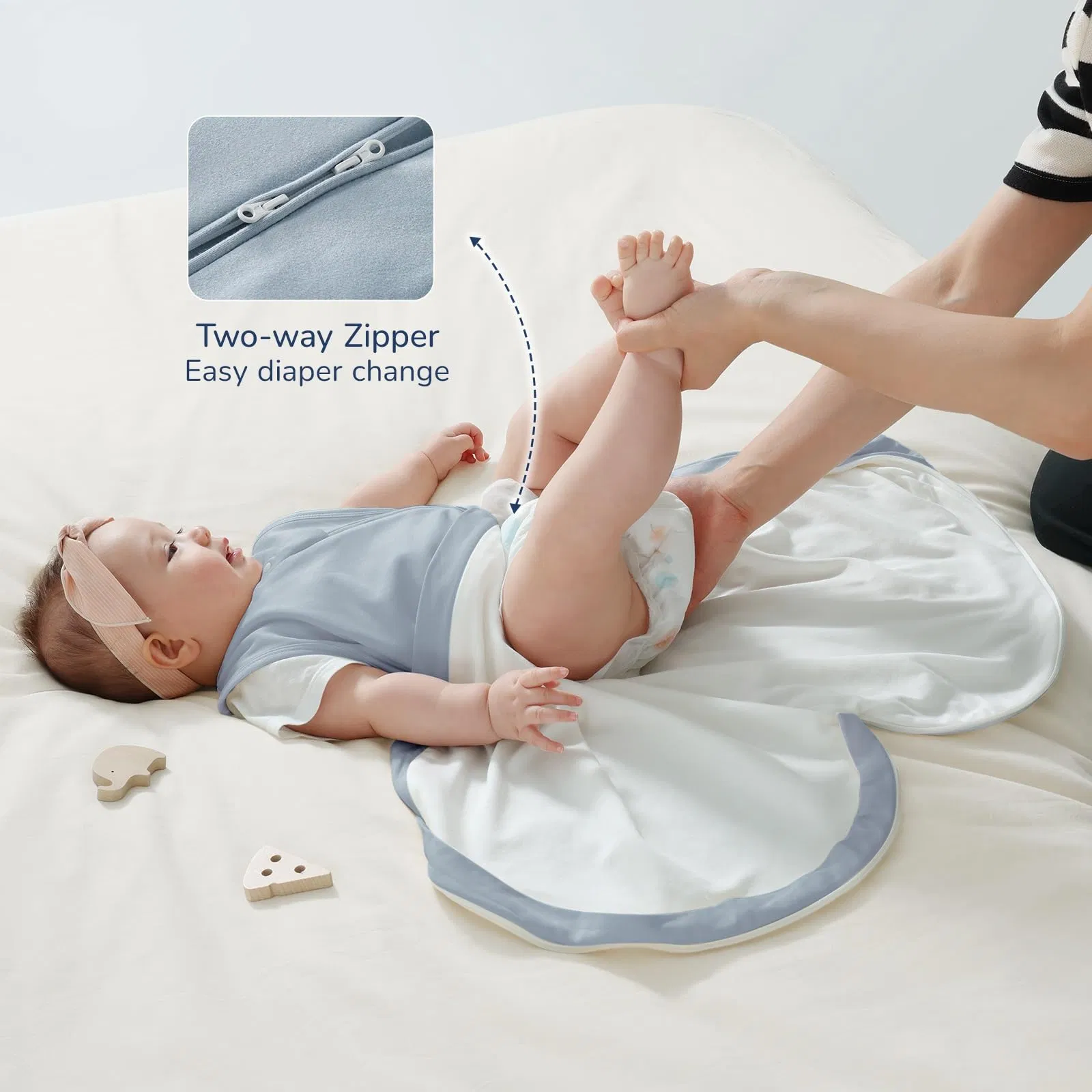 Wholesale Custom Cotton Baby Sleep Sack 6-12 Months Summer Lightweight Breathable Sleep Sacks for Baby Comfortable Fit
