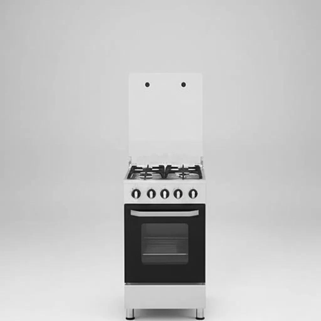 Heavy-Duty 20-Inch Gas Oven with 4 Burners for Restaurants