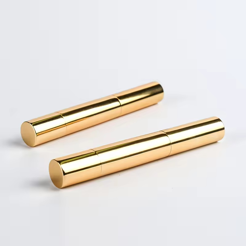 Hot Sale 1ml 2ml 3ml 4ml 5ml Golden Cosmetic Empty Nail Oil Glossy Pen with Brush
