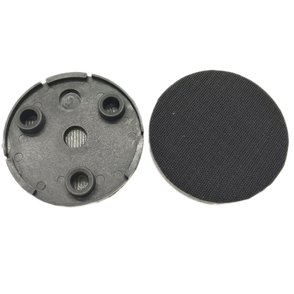 4 Inch Magic Tape Backing Plastic Klindex Backer Pad with 3 Holes